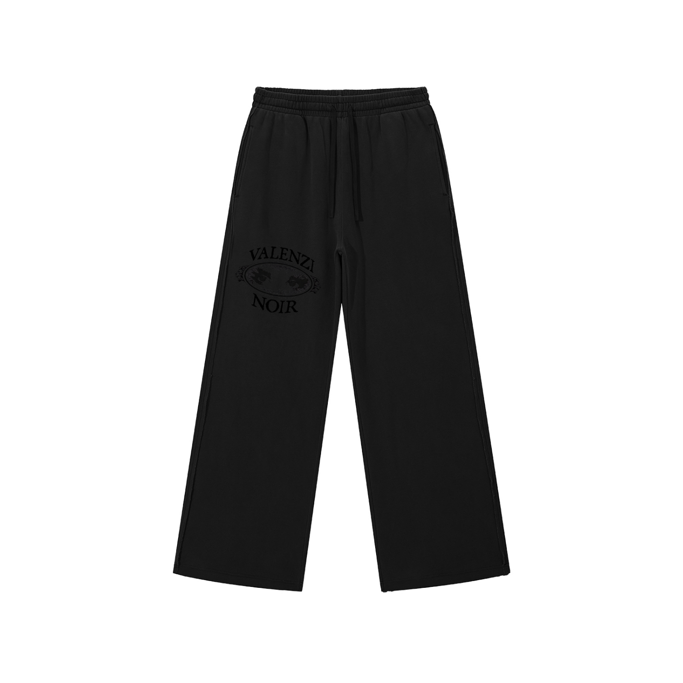 Snow Washed Raw Edge Sweatpants